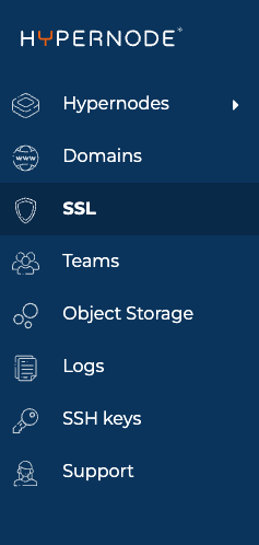 SSL side bar screenshot